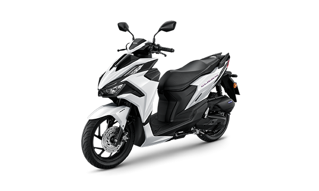 Honda Click 160 in white and black
