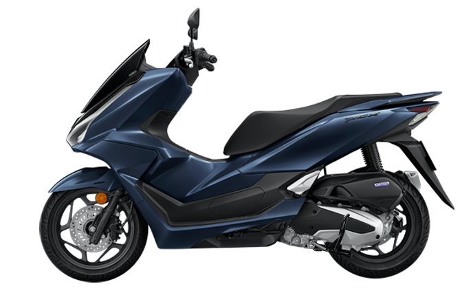 Honda PCX 160 in blue metallic